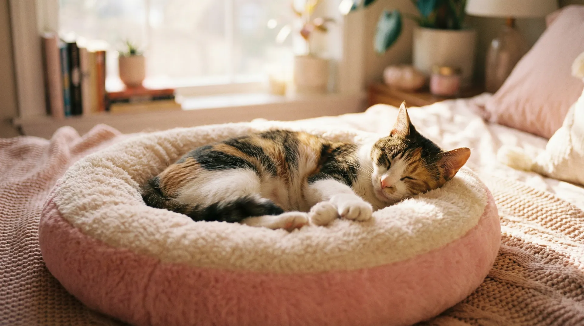三花猫安静入睡 - 五十路熟女
